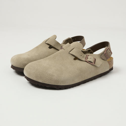 Birkenstock Tokio II Suede Shoe - Taupe