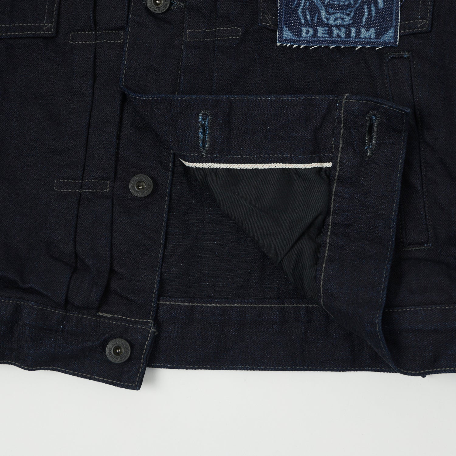 ONI Denim 02516P-14BLK Type II Denim Jacket - One Wash