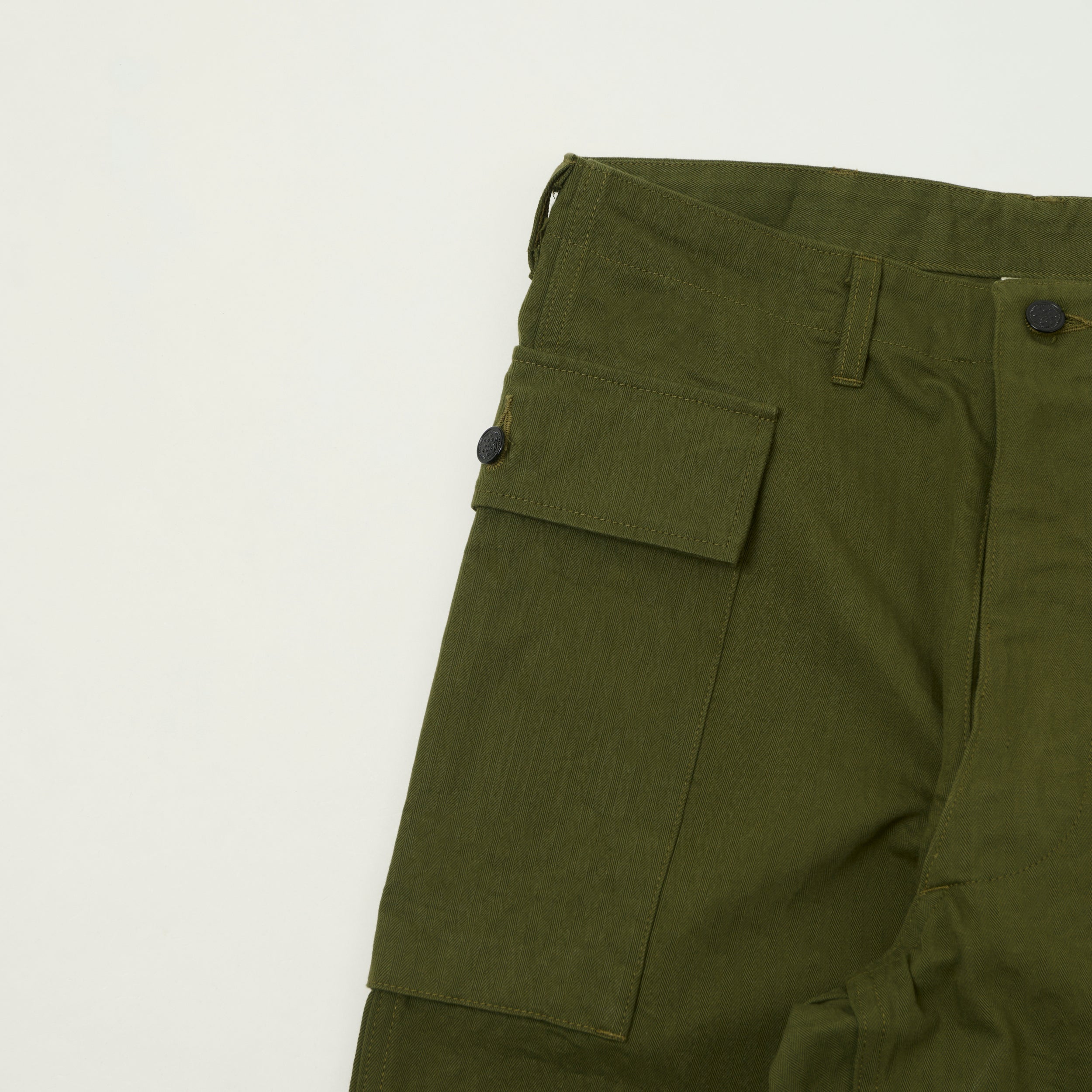 Buzz Rickson's Herringbone Twill Special Trousers - Olive