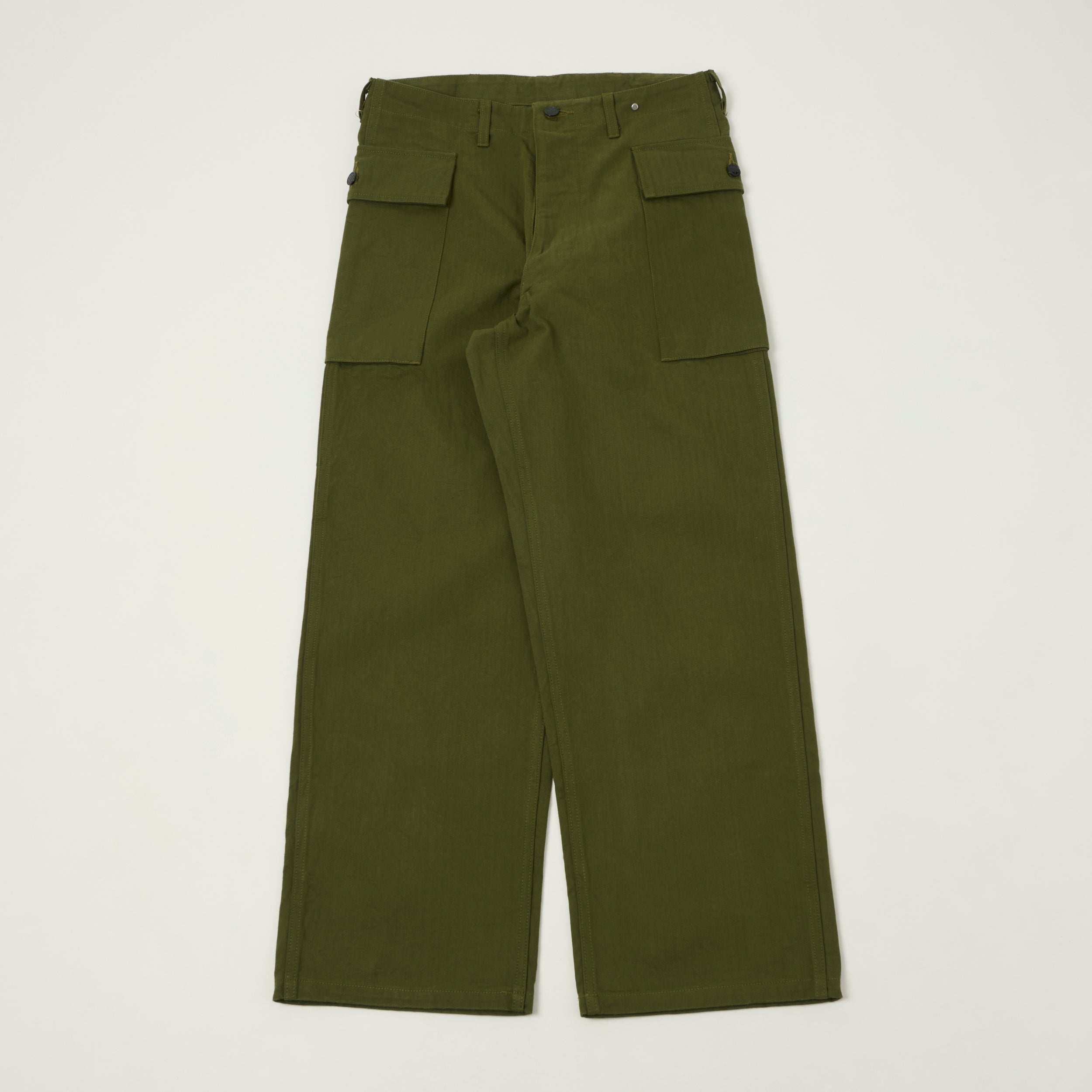 Buzz Rickson's Herringbone Twill Special Trousers - Olive