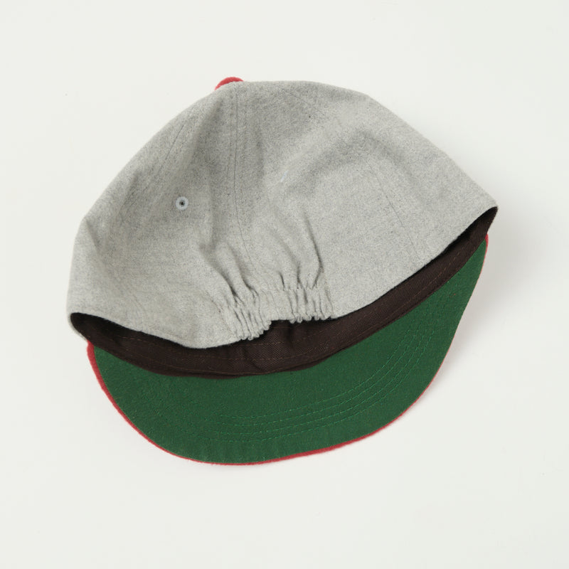 Buzz Rickson's USMC Ball Cap - Heather Grey/Red