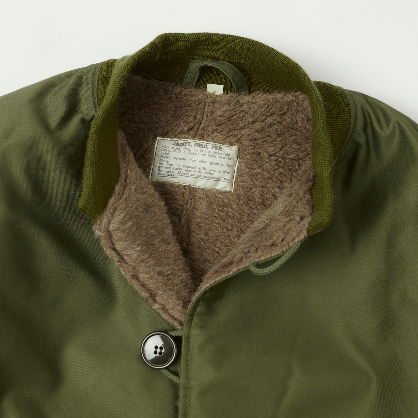 Buzz Rickson's M-1943 Jacket Liner - Olive | SON OF A STAG Buzz Rickson's M-1943 Jacket Liner - Olive | SON OF A STAG