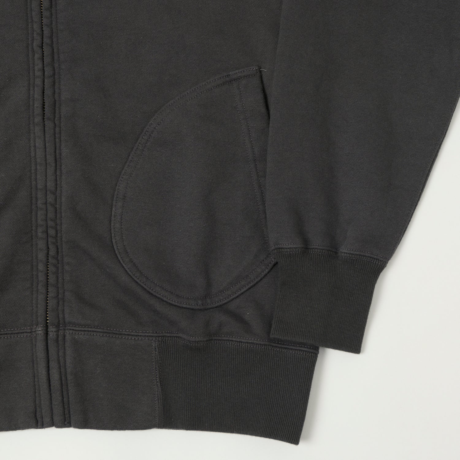 Ssz buzz rickson’s wep black 40 Buzz Rickson's Full Zip Sweat Parka - Black – SON OF A STAG