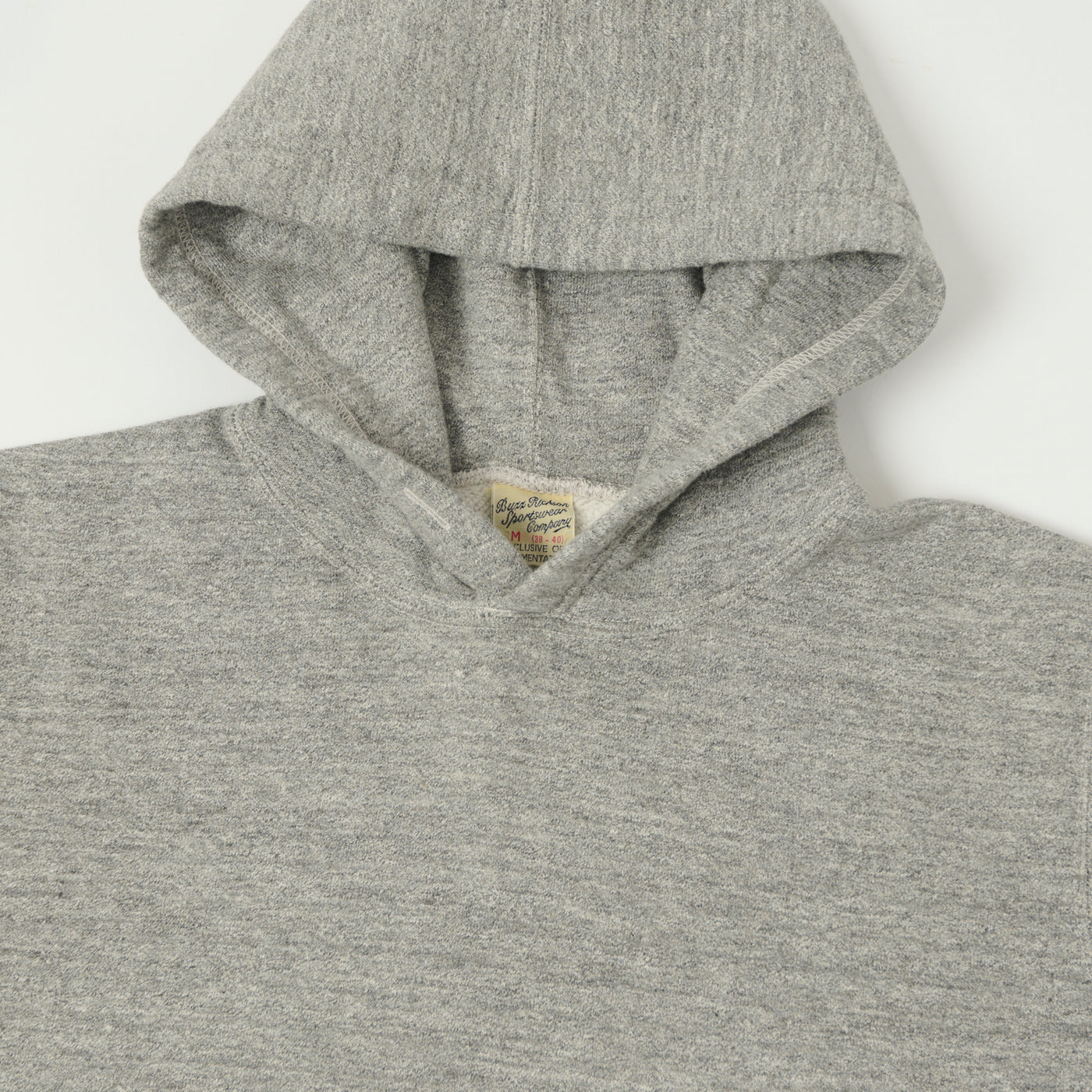 Buzz Rickson's Pullover Sweat Parka - Heather Grey