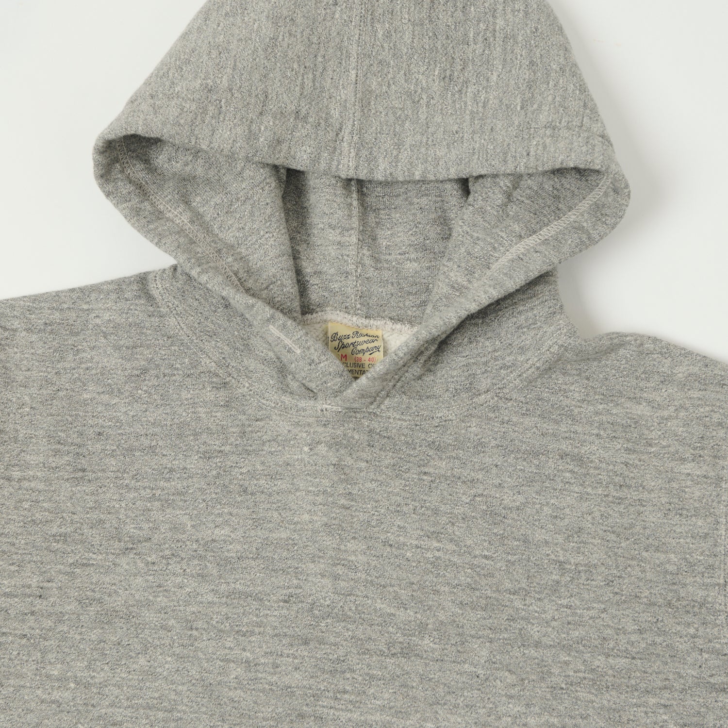 Buzz Rickson's Pullover Sweat Parka - Heather Grey