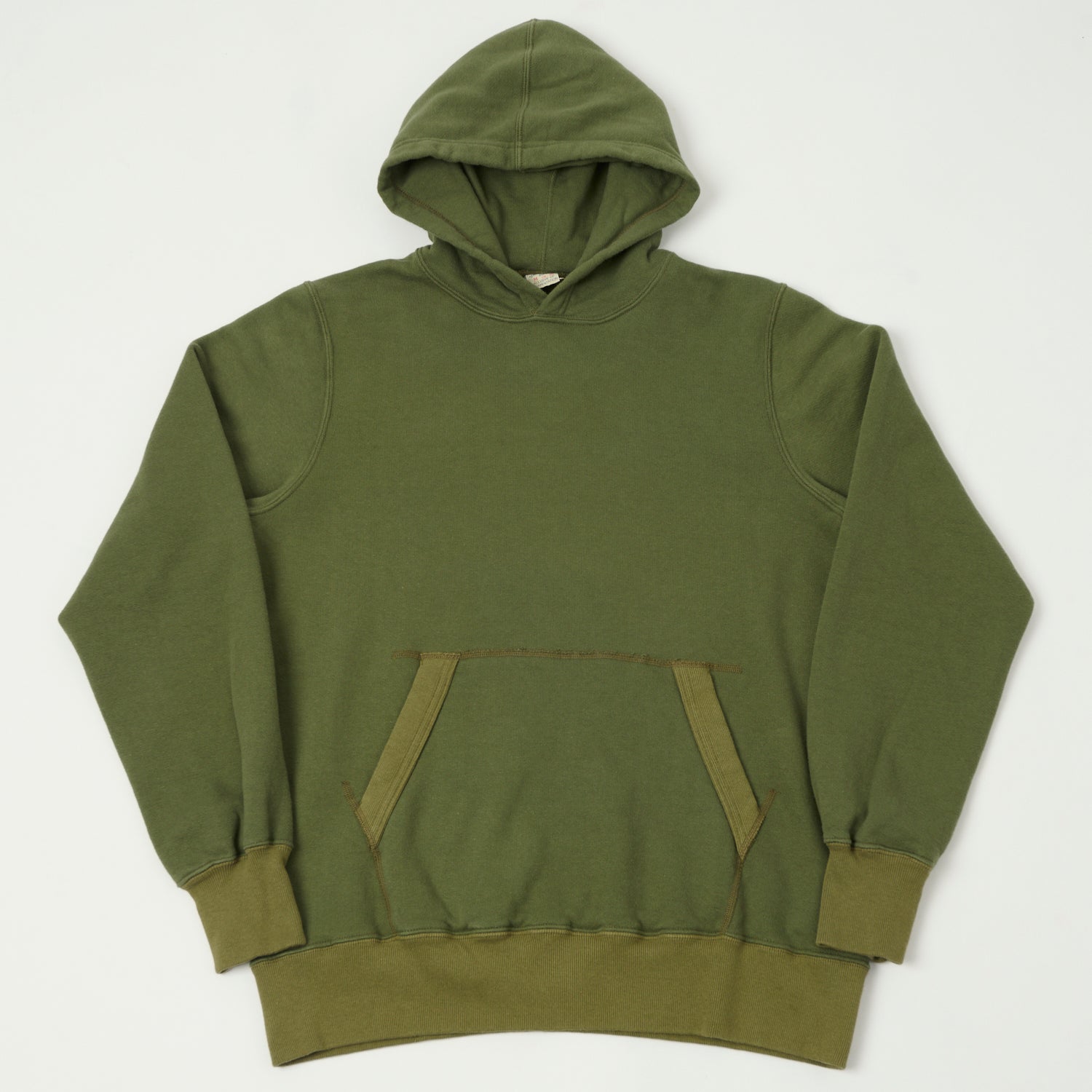 Warehouse & Co 462 Raglan Sleeve Hooded Sweatshirt - Charcoal