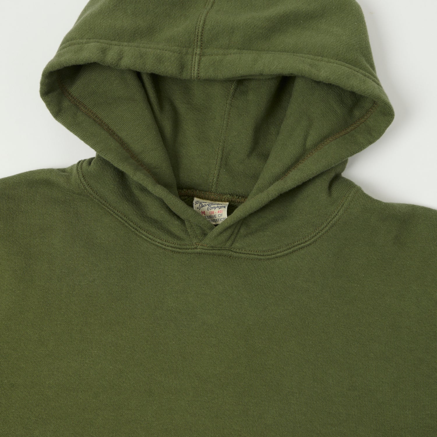 Buzz Rickson's Pullover Sweat Parka - Olive