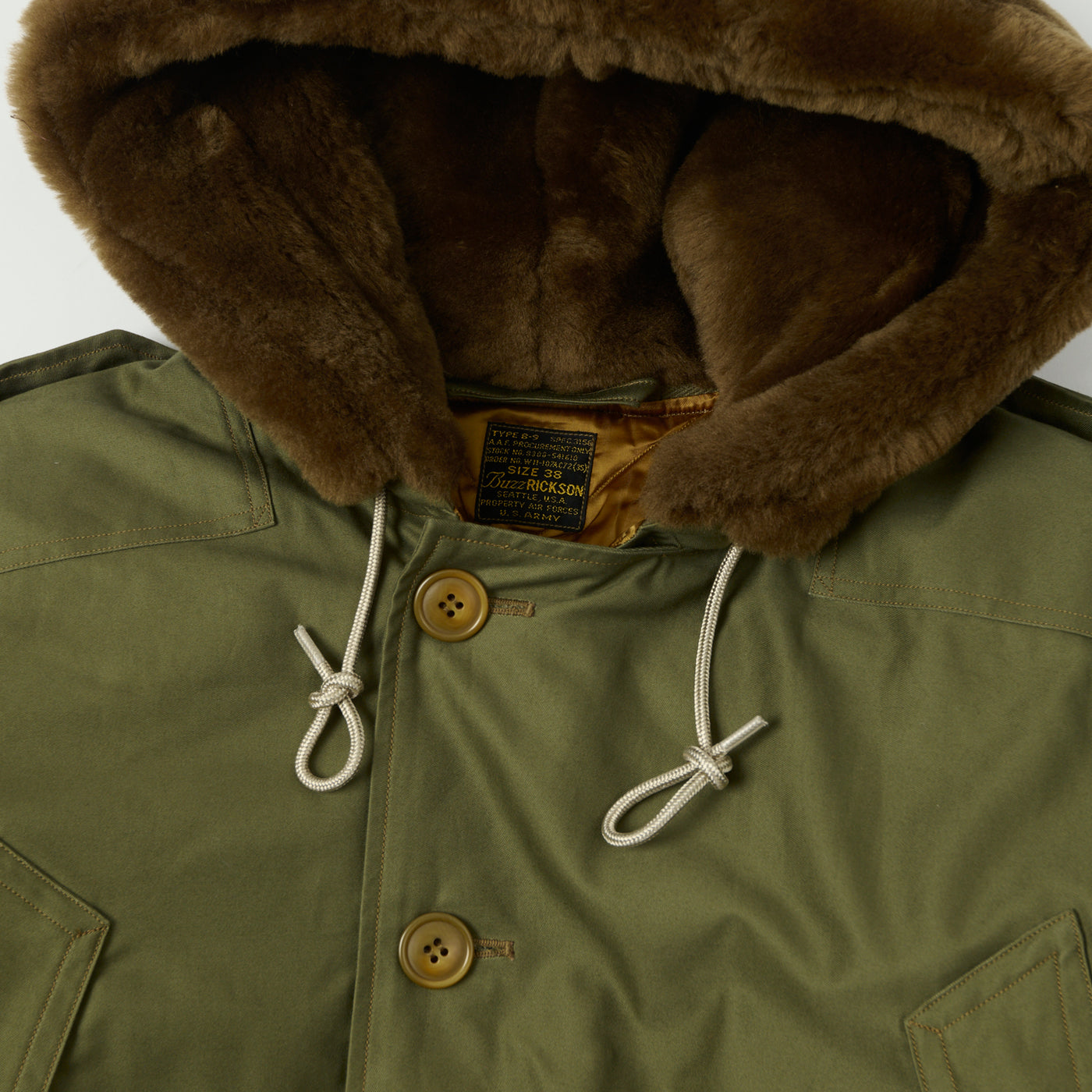 Buzz Rickson's Type B-9 Flight Down Parka - Olive Drab | SON Buzz Rickson's Type B-9 Flight Down Parka - Olive Drab | SON