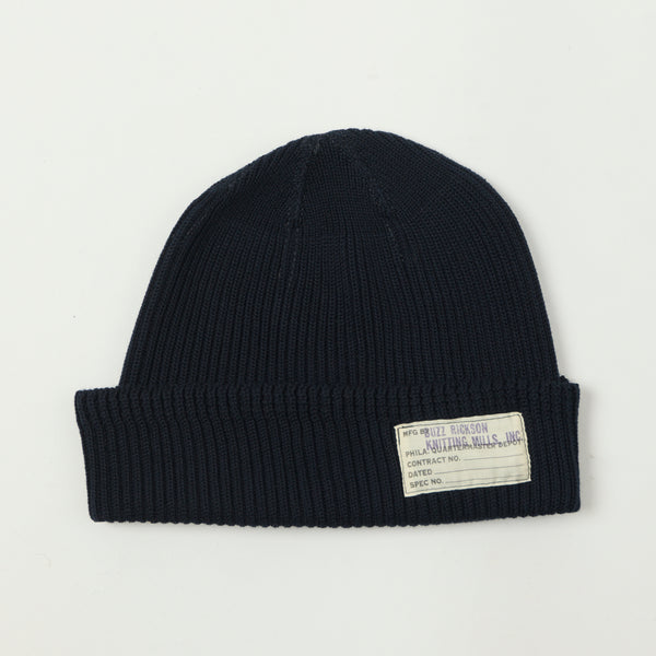 Buzz Rickson's Cotton Watch Cap - Navy