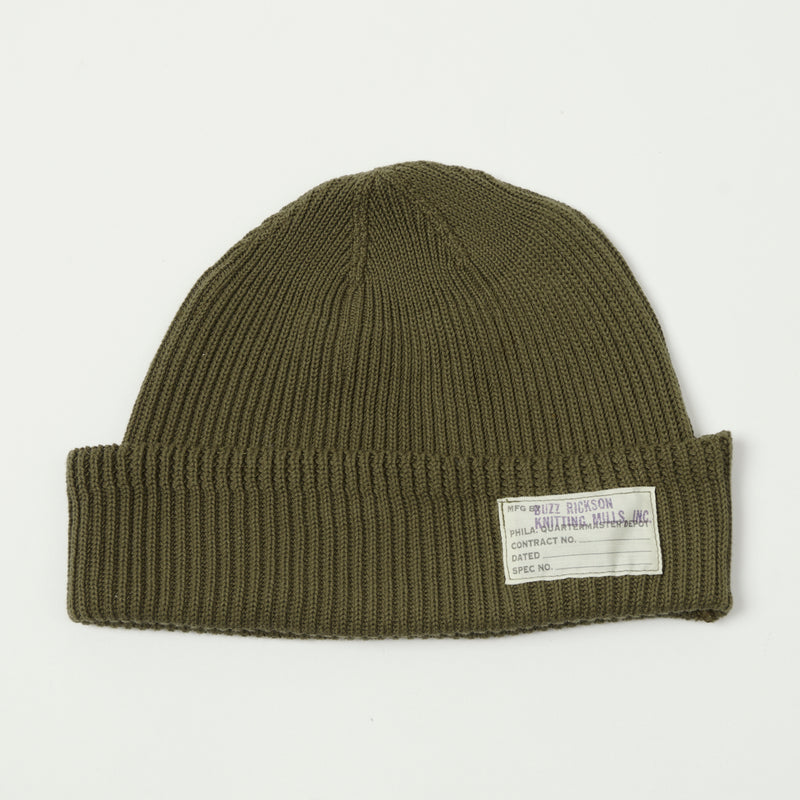 Buzz Rickson's Cotton Watch Cap - Olive