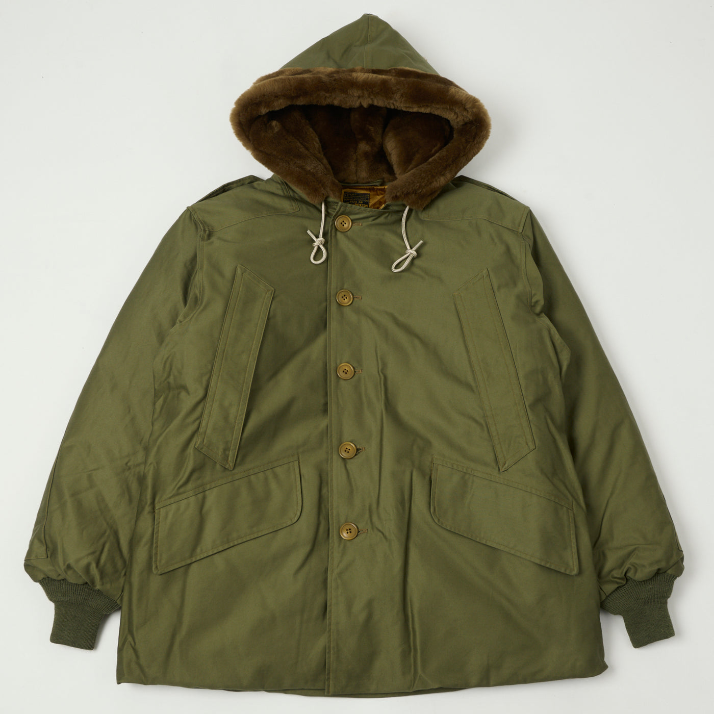 Buzz Rickson's Type B-9 Extreme Cold Flight Parka - Olive Drab