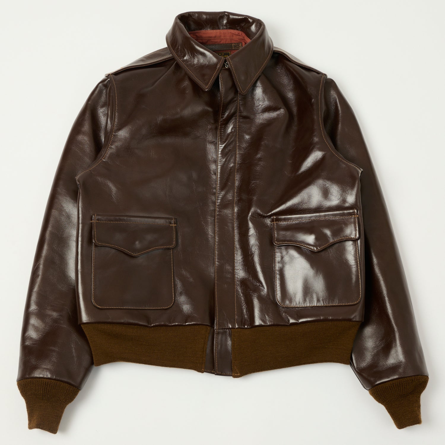 Buzz Rickson's A-2 'Rough Wear' Leather Flight Jacket - Brown | SON OF ...
