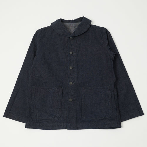 Buzz Rickson's 'Dungaree Jumper' Shawl Collar Denim Jacket - One Wash