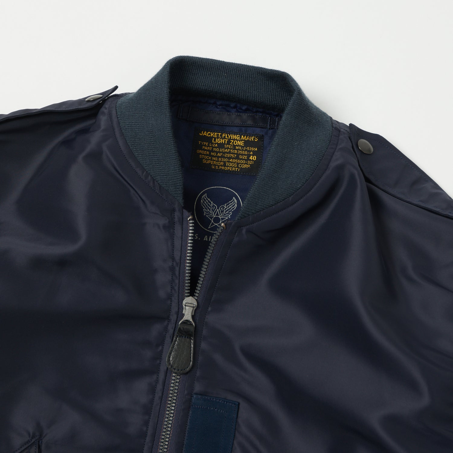 Buzz Rickson's L-2A 'Superior Togs' Flight Jacket - Navy – SON OF