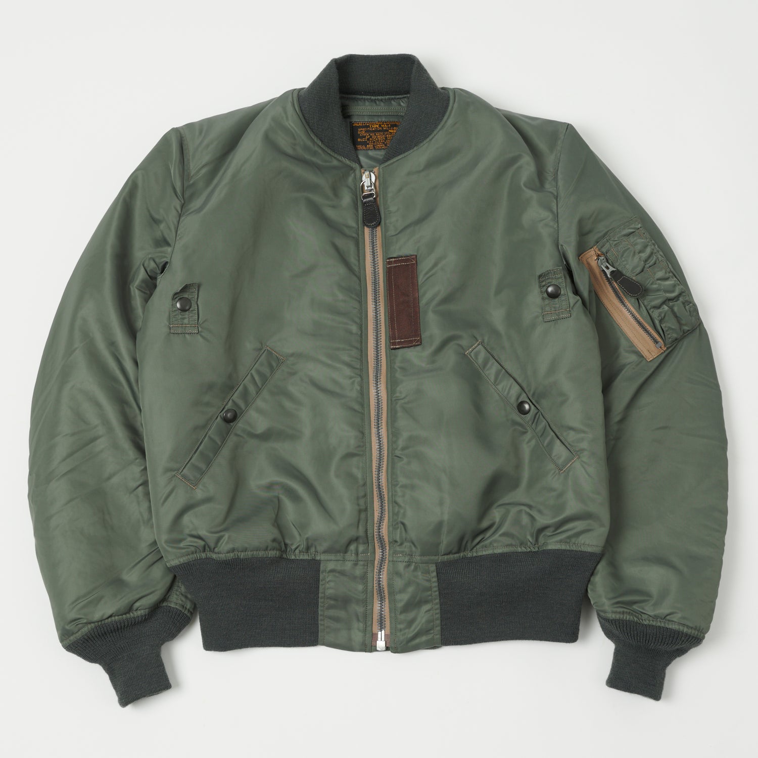 Buzz Rickson's MA-1 'Slender' Flight Jacket - Olive