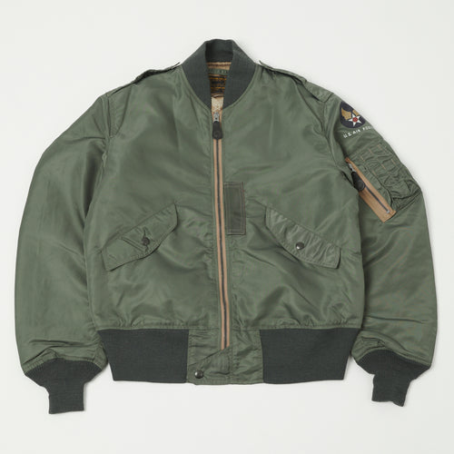 Buzz Rickson's L-2B 'Skyline' Light Weight Flight Jacket - Olive