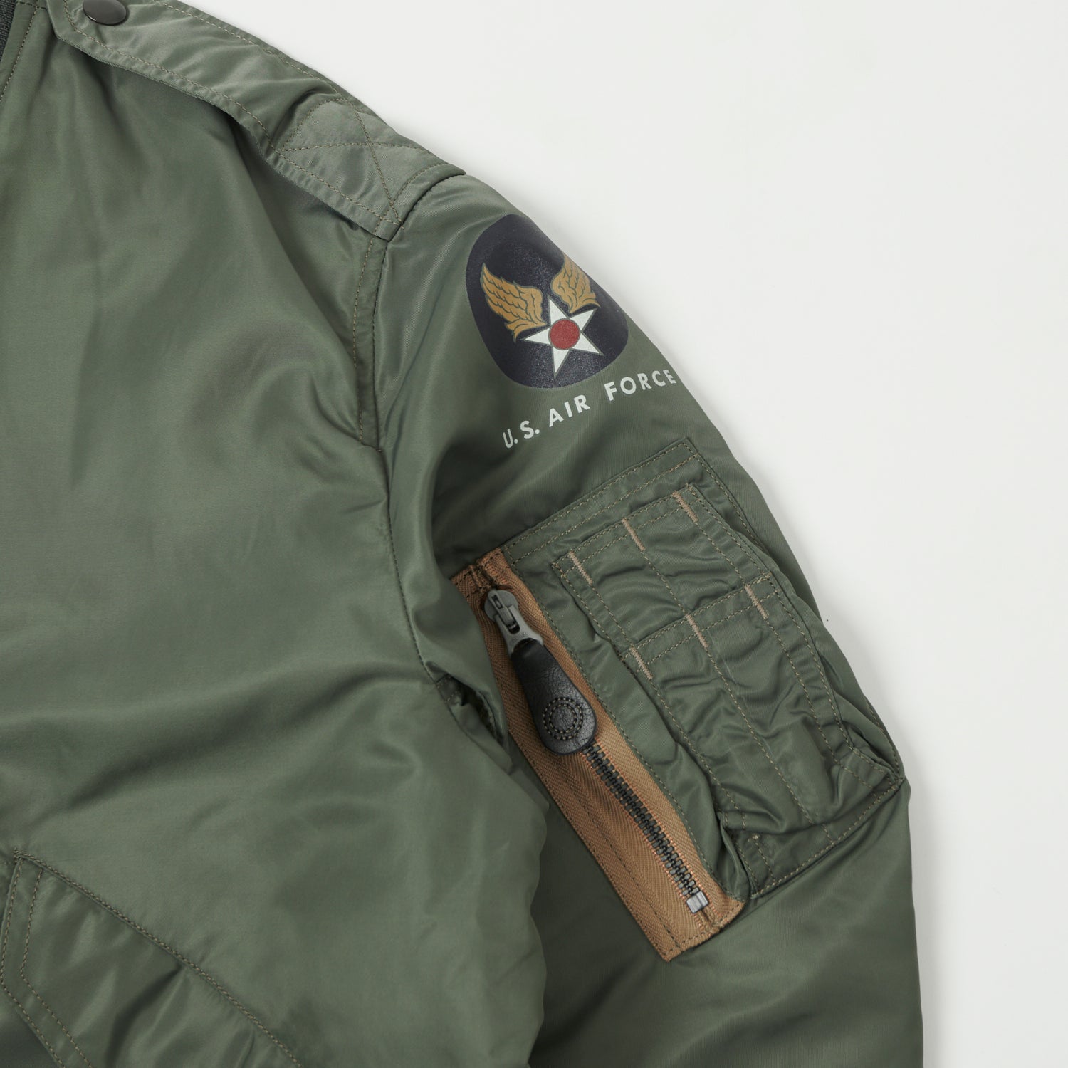 Buzz Rickson's L-2B 'Skyline' Light Weight Flight Jacket - Olive