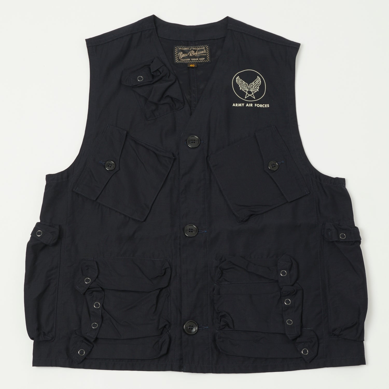 Buzz Rickson's U.S. Army C-1 Civilian Vest - Navy