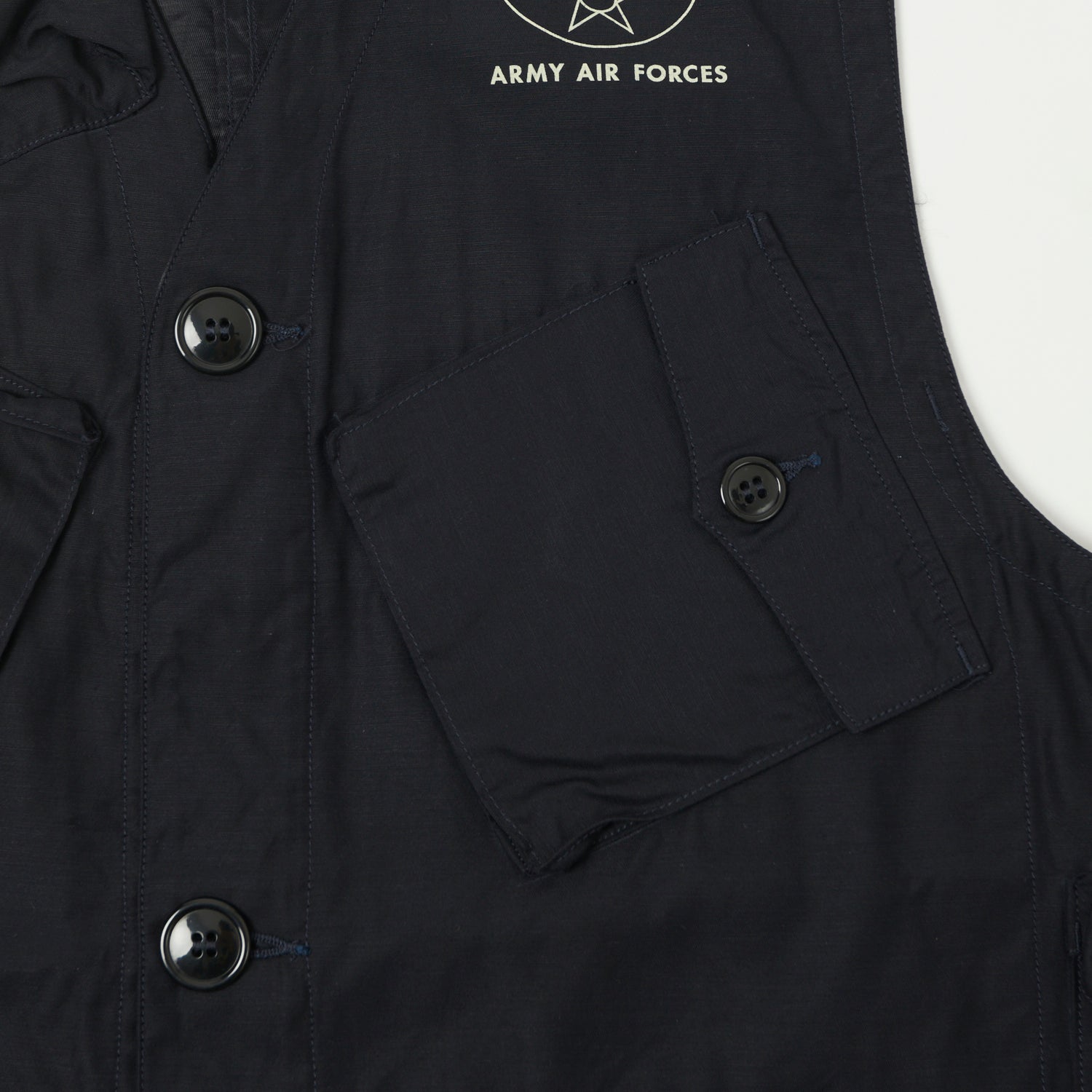 Buzz Rickson's U.S. Army C-1 Civilian Vest - Navy