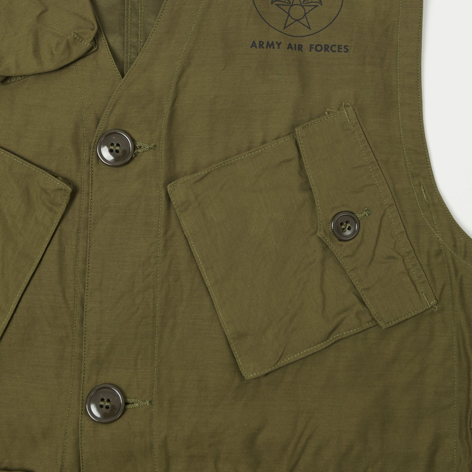 Buzz Rickson's U.S. Army C-1 Civilian Vest - Olive – SON OF A STAG
