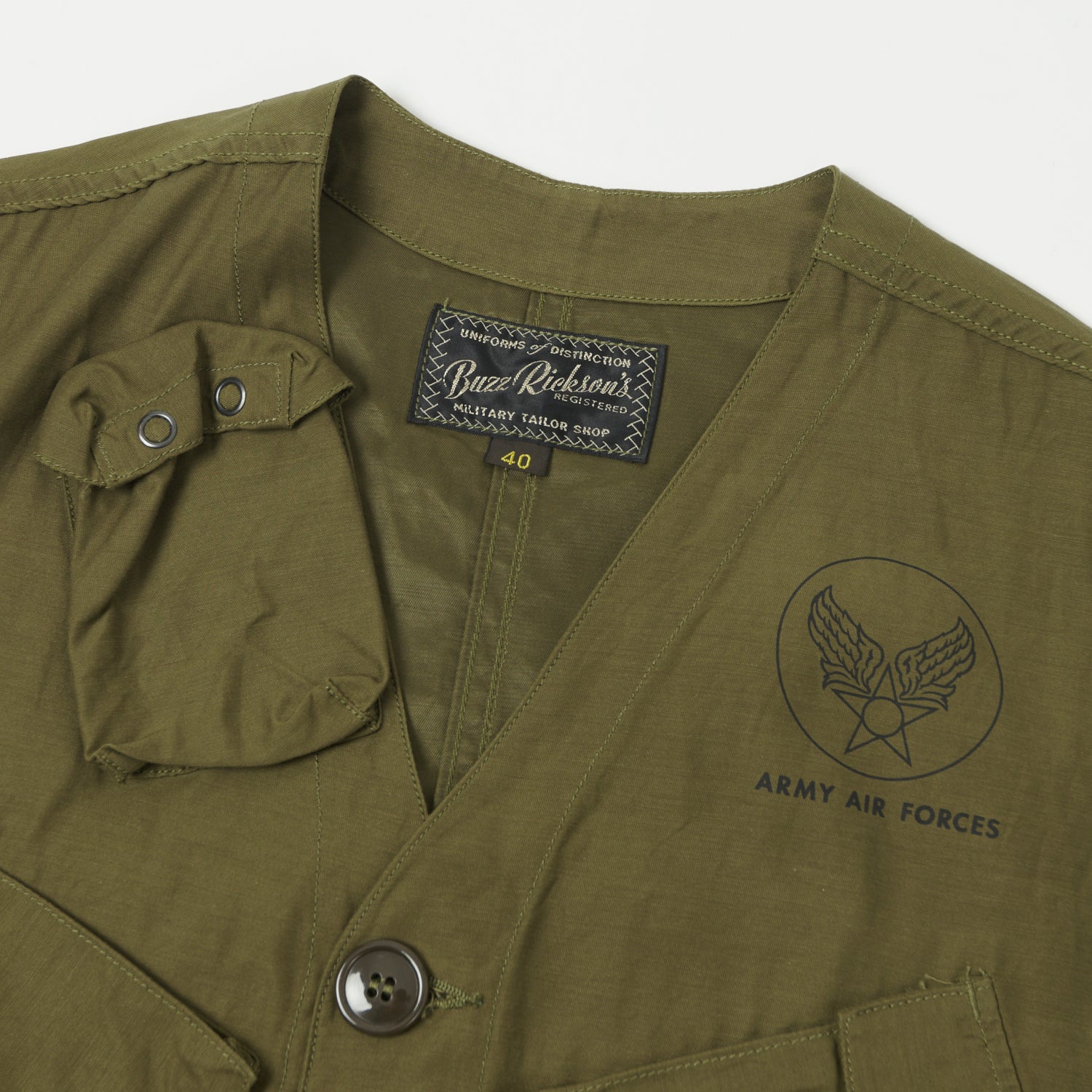 Buzz Rickson's U.S. Army C-1 Civilian Vest - Olive – SON OF A STAG