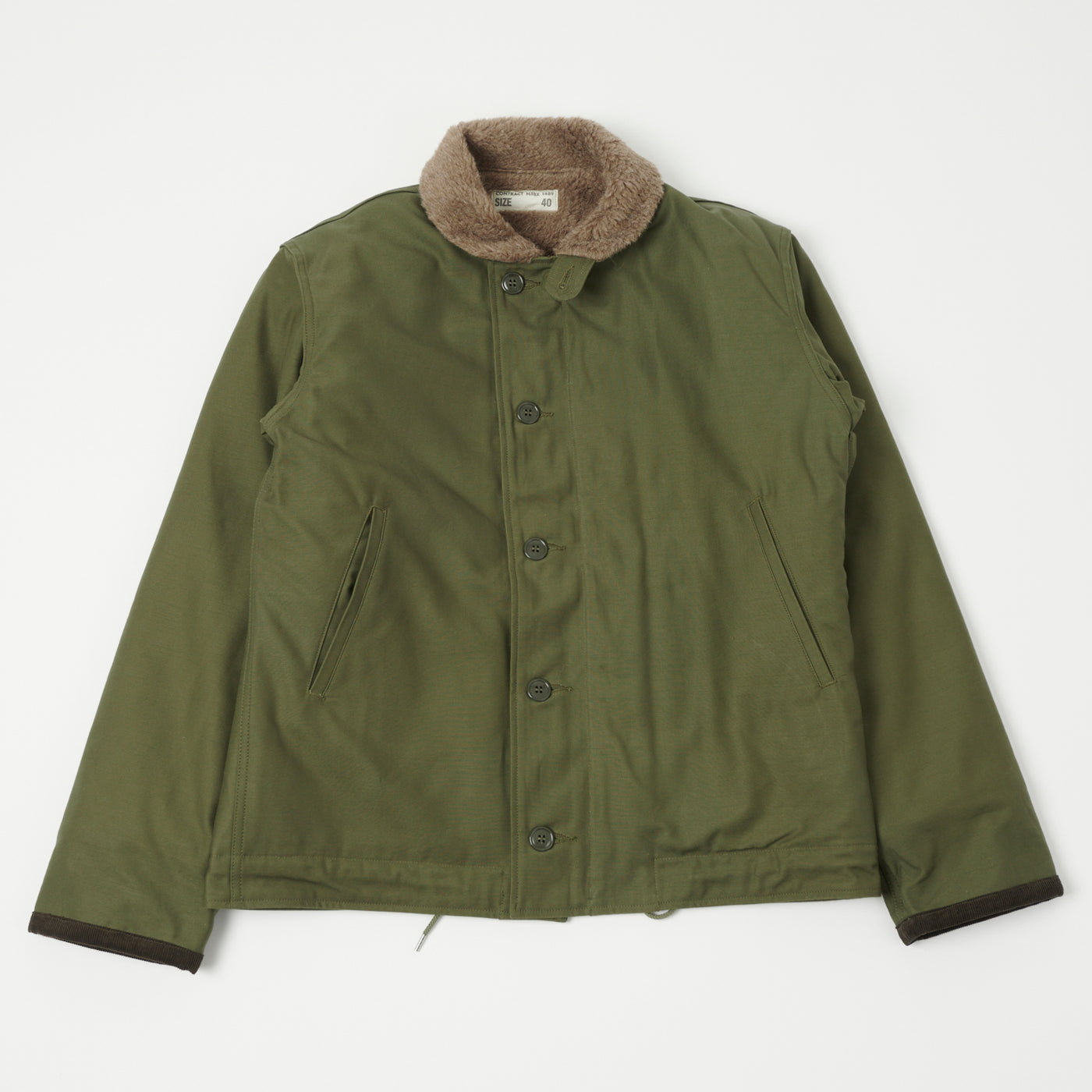 Buzz Rickson's U.S. Navy N-1 Deck Jacket - Olive