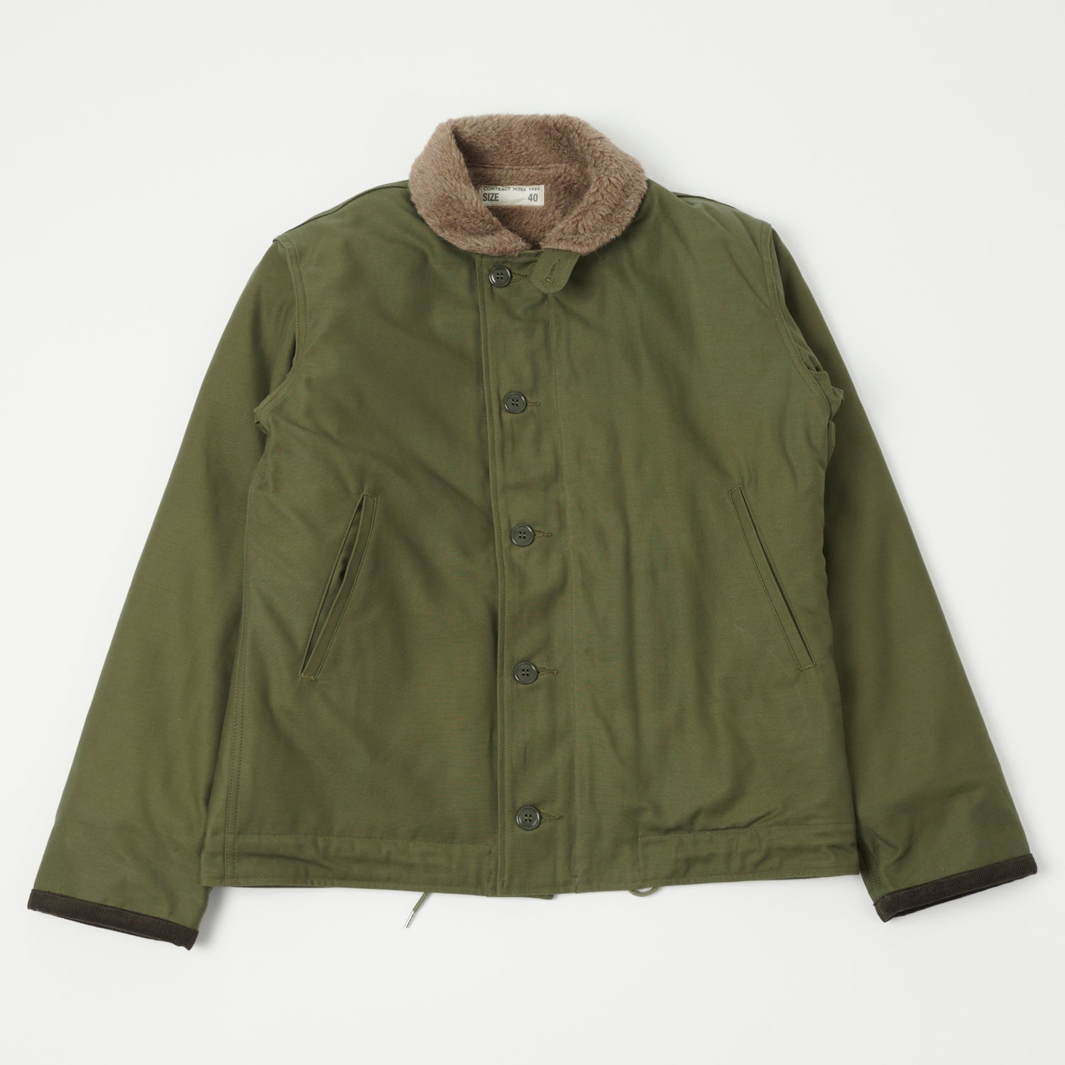 Buzz Rickson's U.S. Navy N-1 Deck Jacket - Olive