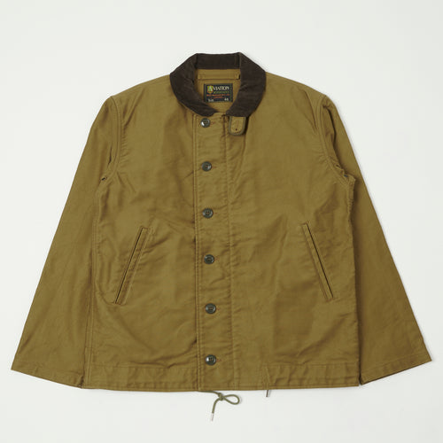 Buzz Rickson's ‘Aviation Associates’ N-1 Civilian Model Deck Jacket - Khaki