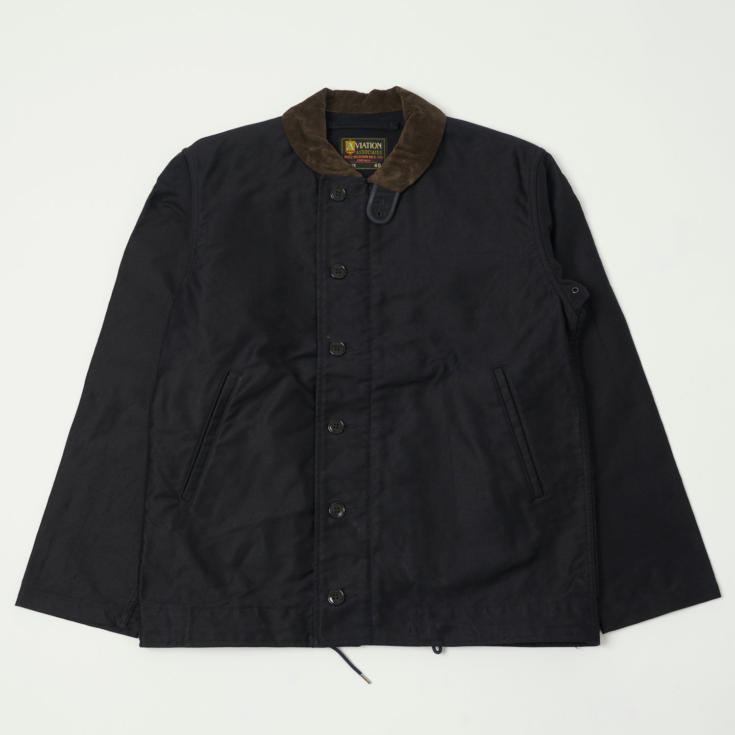 Buzz Rickson's AA N-1 Civilian Model Deck Jacket - Navy | SON OF A STAG