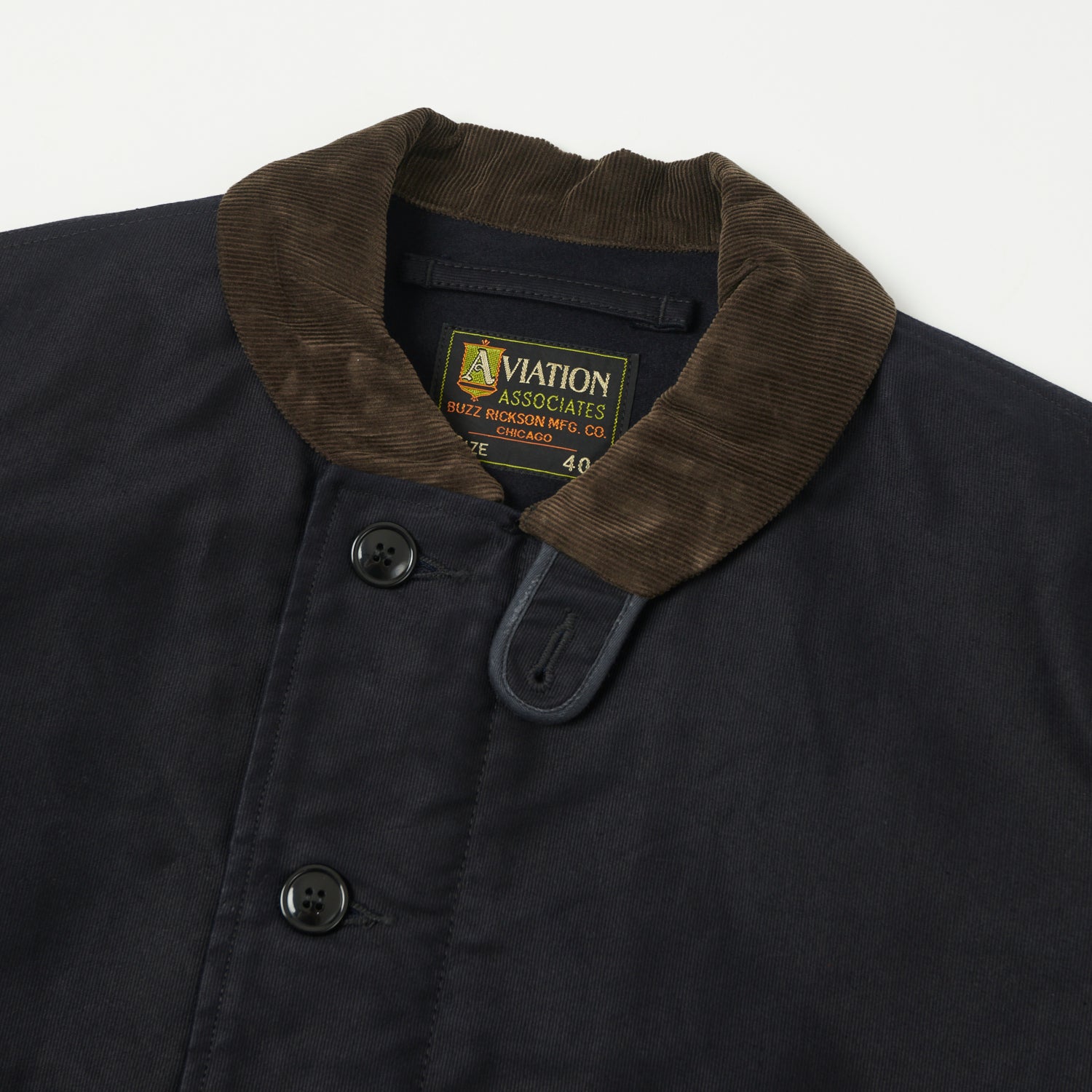Buzz Rickson's ‘Aviation Associates’ N-1 Civilian Model Deck Jacket - Navy