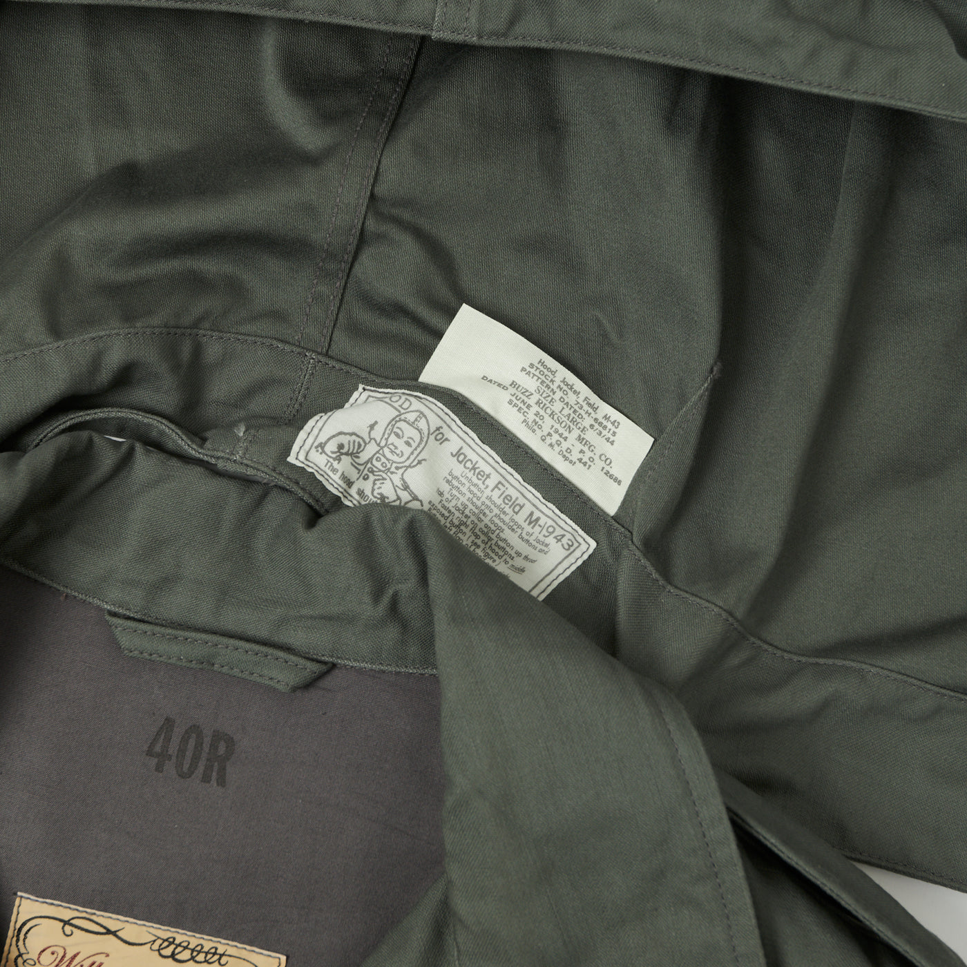 Buzz Rickson's X William Gibson M-1943 Field Jacket - Grey
