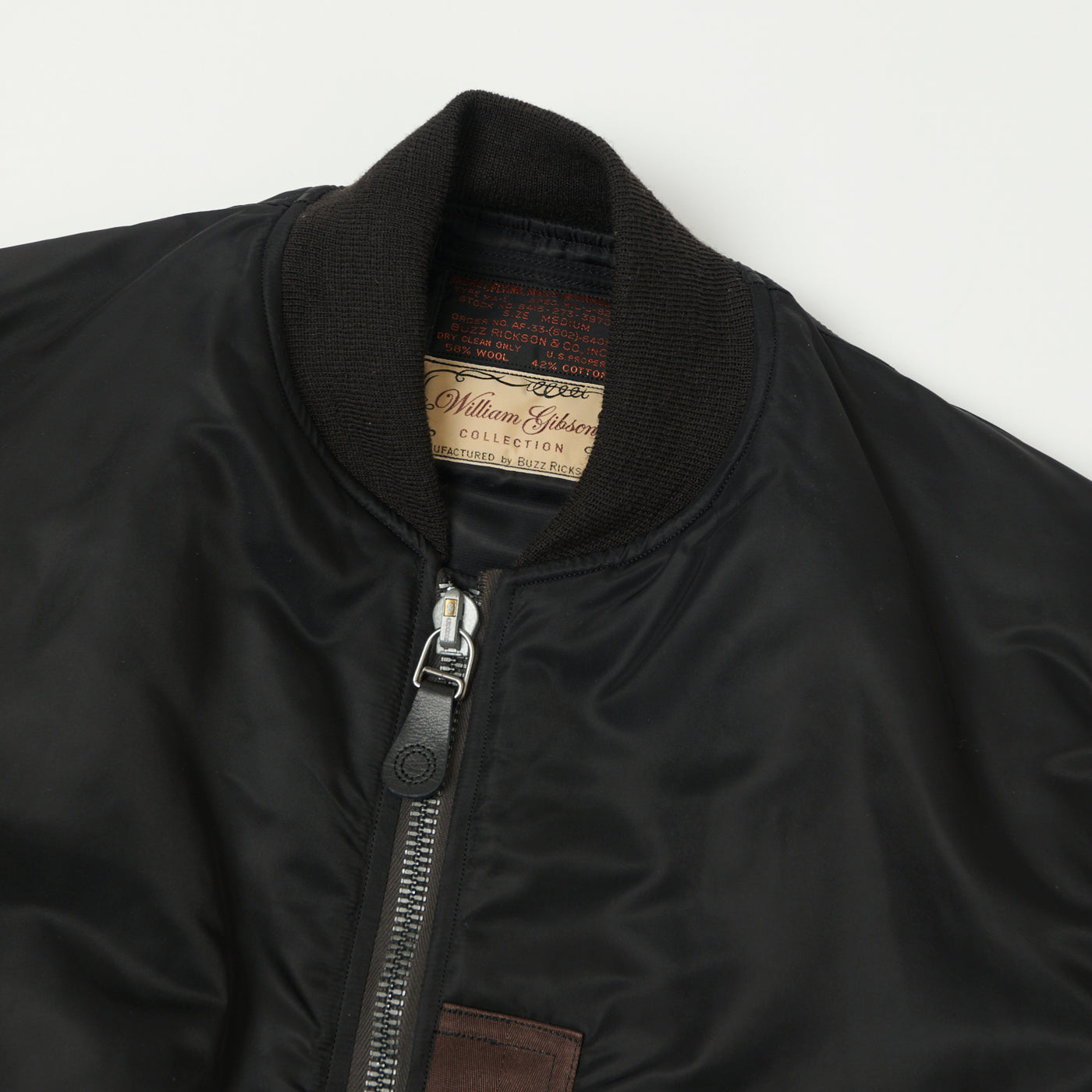 Buzz Rickson's X William Gibson Type MA-1 'Albert Turner & Co' Jacket | SON  OF A STAG