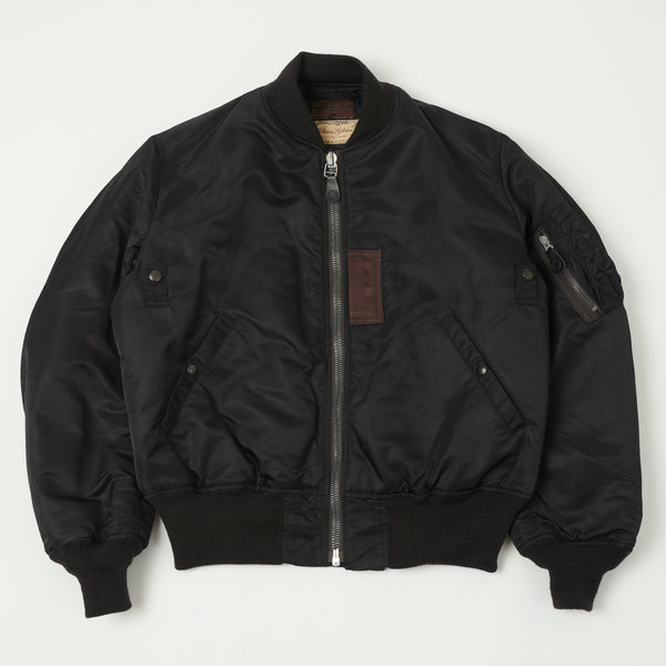 BUZZ RICKSON’S L-2B flight jacket ma-1 Buzz Rickson Jacket Men's L-2B Flight Jacket Plain Bomber