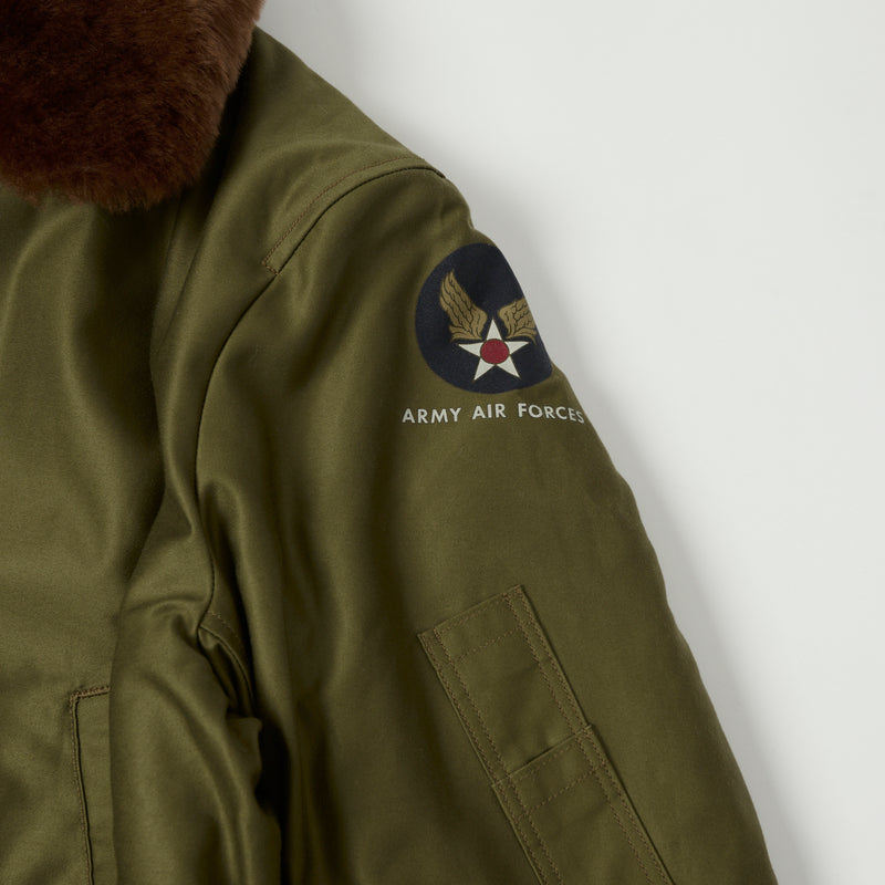 Buzz Rickson's B-15 'Rough Wear Clothing Co' Jacket - Olive Drab