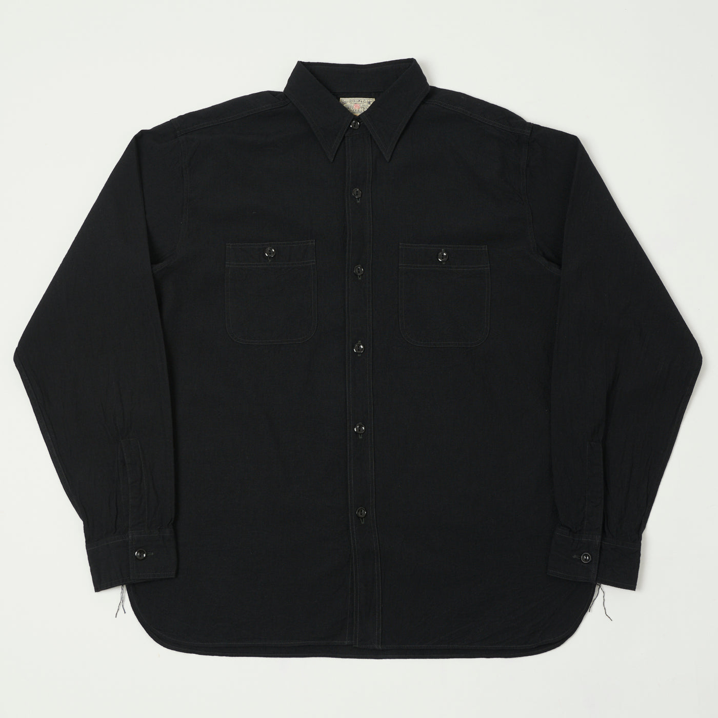 Buzz Rickson's x William Gibson Chambray Work Shirt - Black