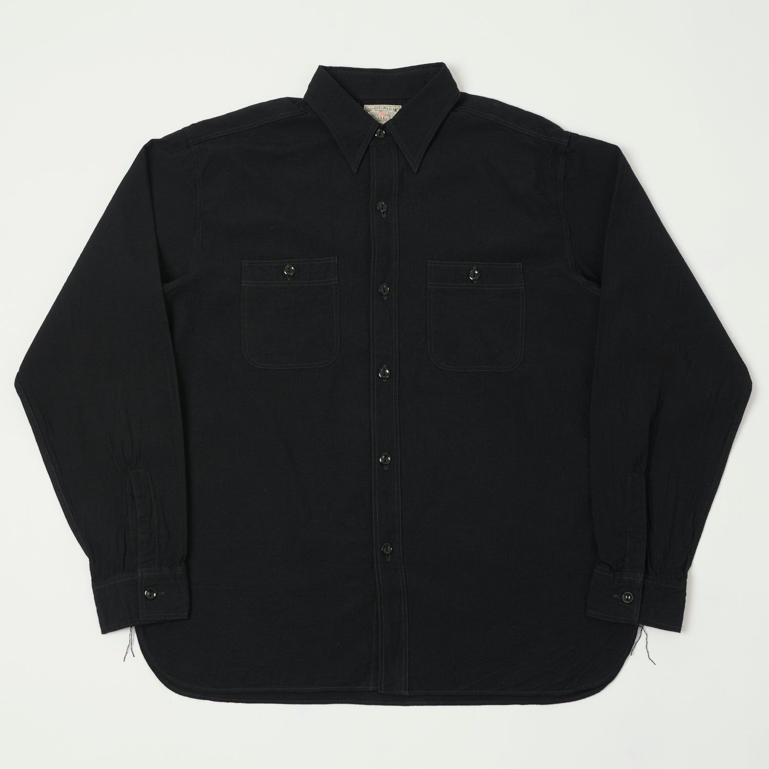 Buzz Rickson's x William Gibson Chambray Work Shirt - Black