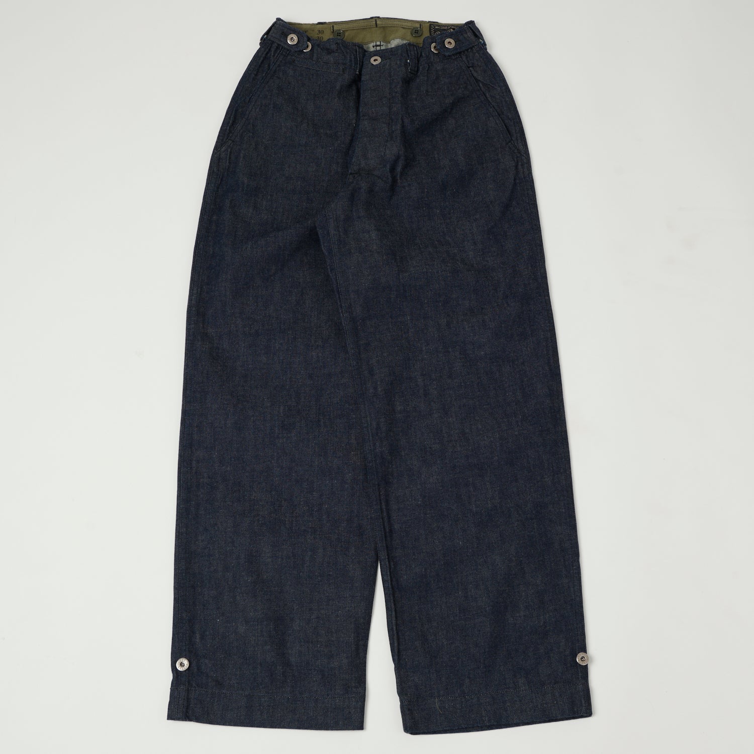 Buzz Rickson's Civillian Model M-43 Denim Trousers - One Wash