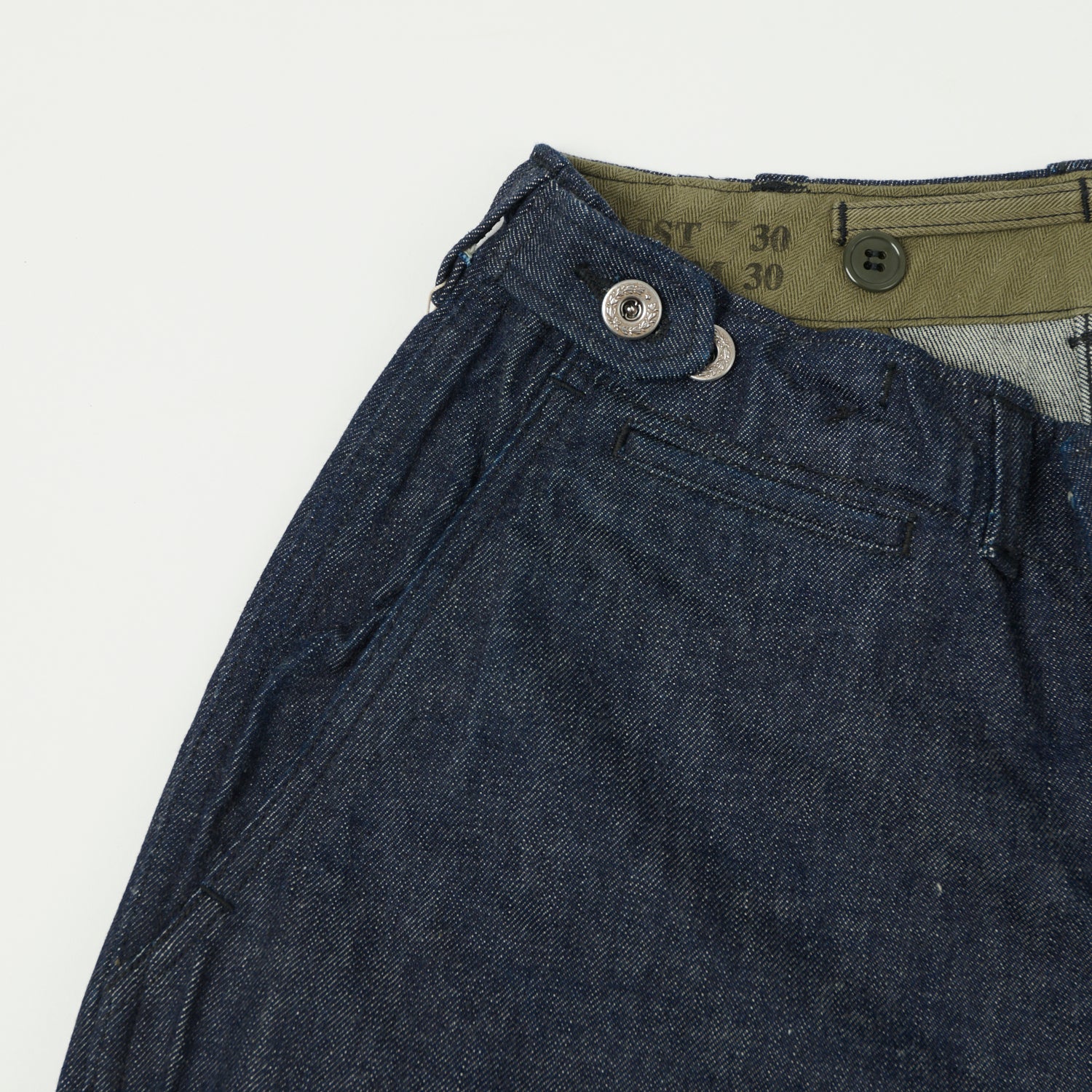 Buzz Rickson's Civillian Model M-43 Denim Trousers - One Wash