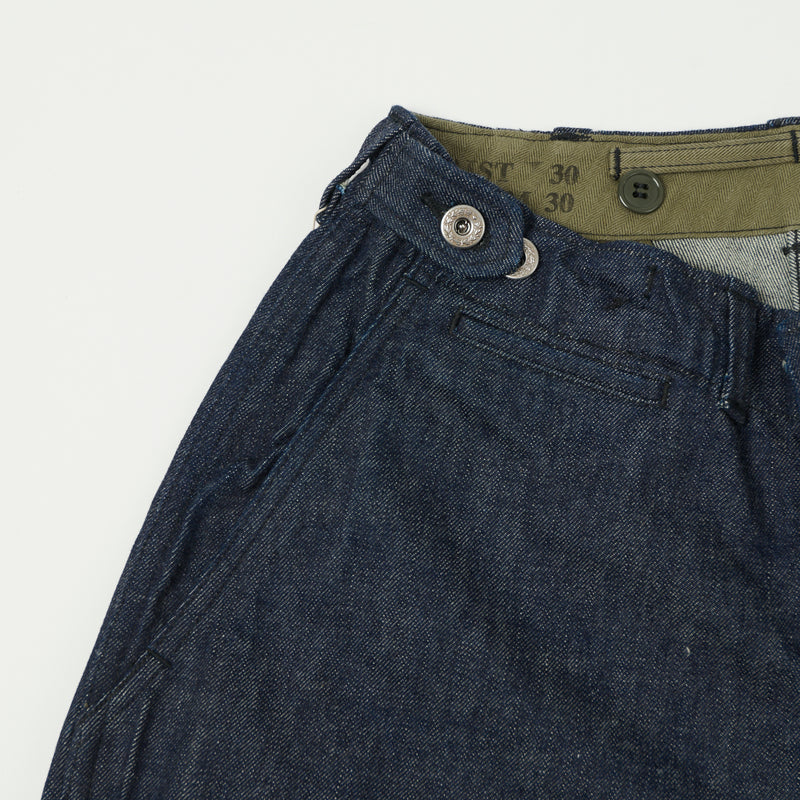 Buzz Rickson's Civillian Model M-1943 Trousers - Indigo Denim