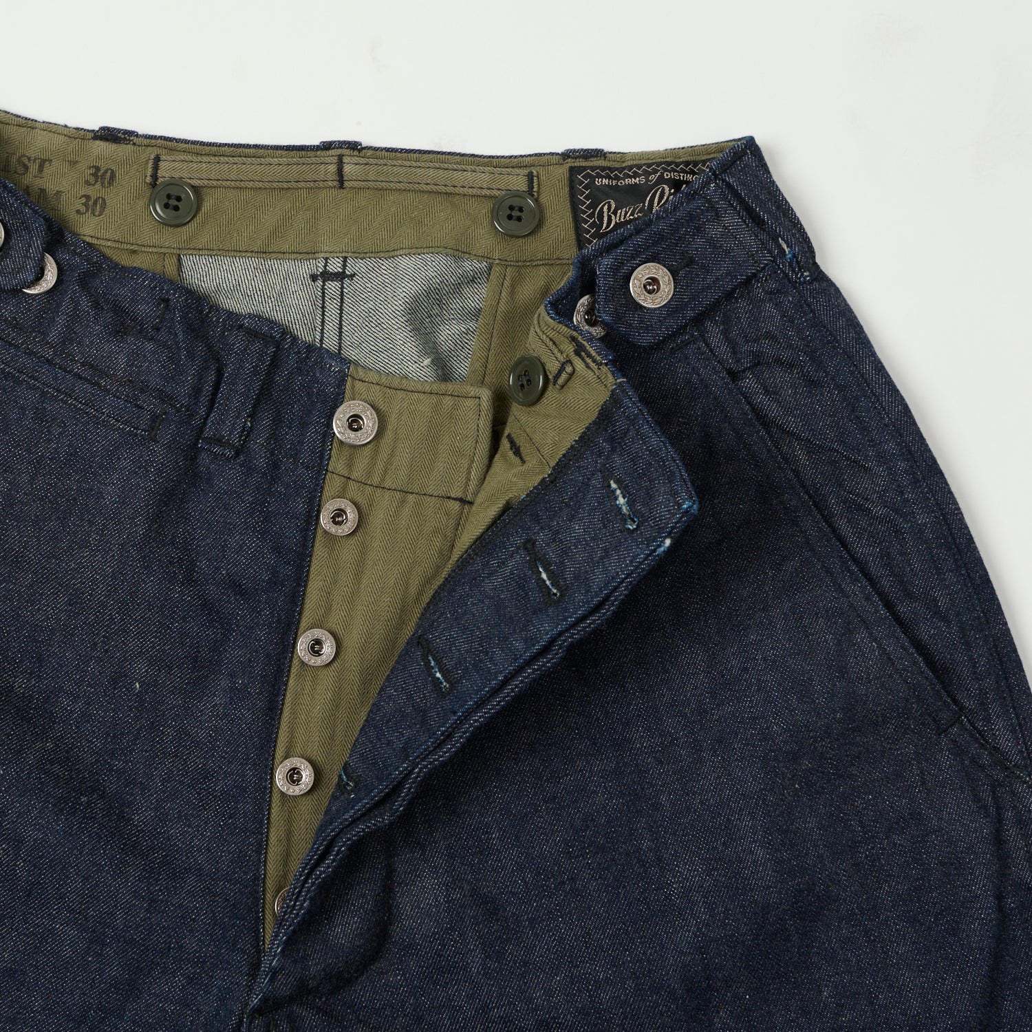 Buzz Rickson's Civillian Model M-43 Denim Trousers - One Wash