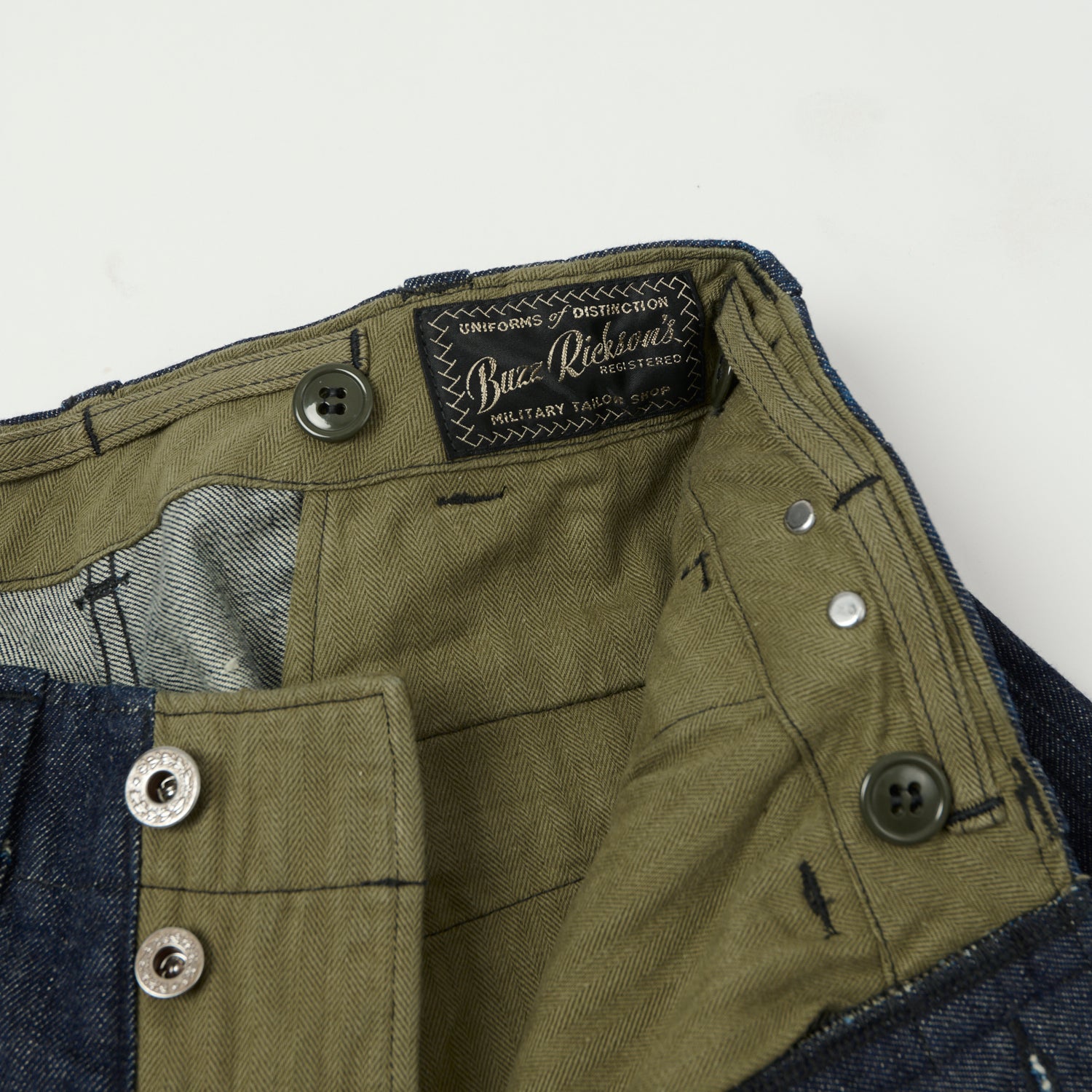 Buzz Rickson's Civillian Model M-43 Denim Trousers - One Wash
