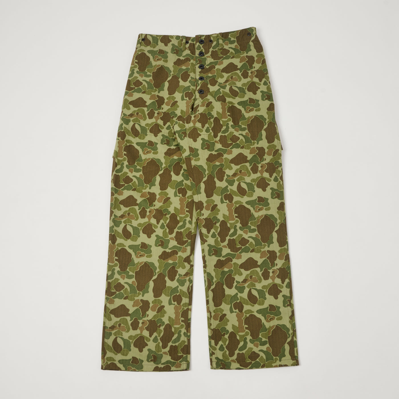 Buzz Rickson's U.S.M.C P-44 Herringbone Twill Trousers - Frogskin Camo