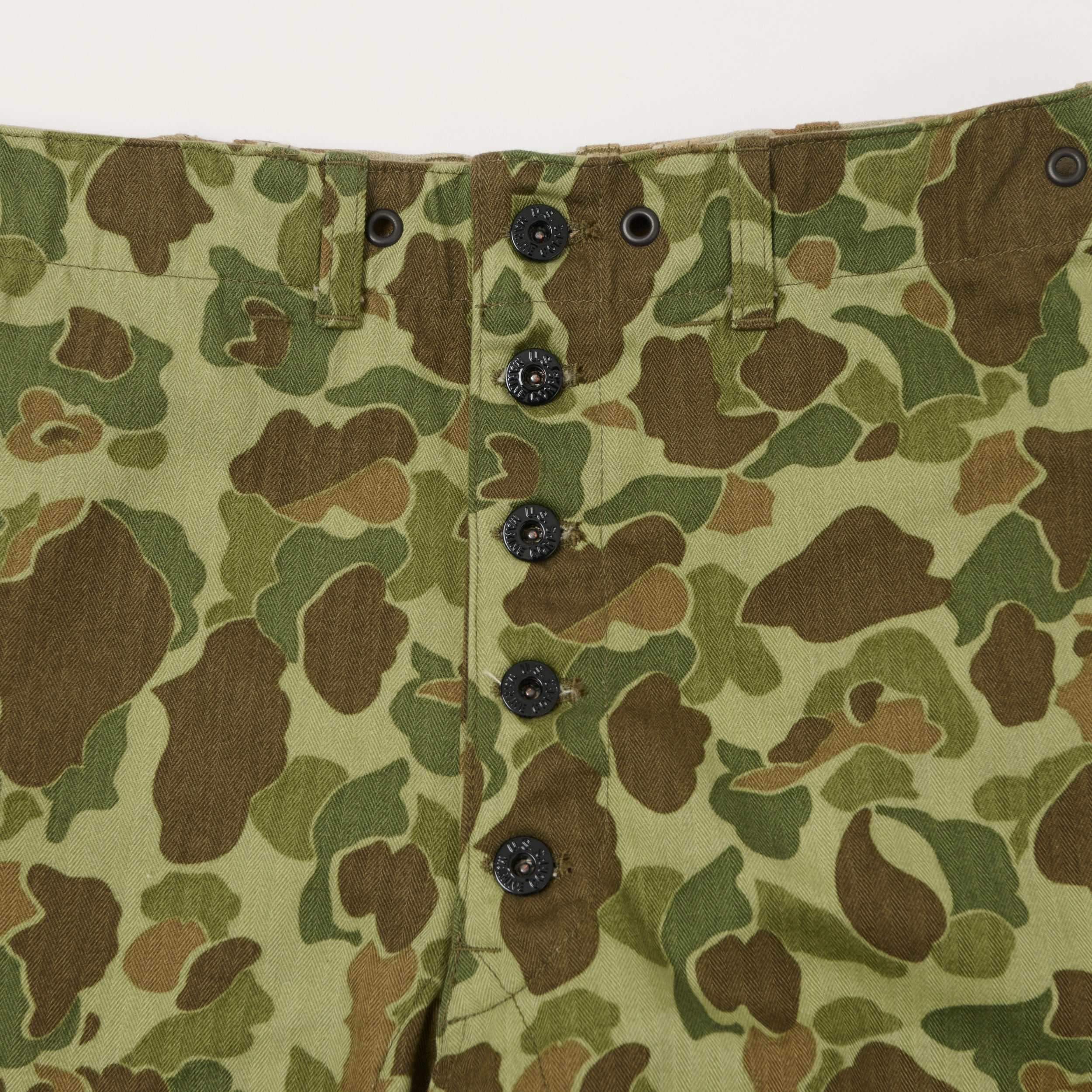 Buzz Rickson's U.S.M.C P-44 Herringbone Twill Trousers - Frogskin