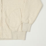 Buzz Rickson's BR65599 U.S.A.F Full Zip Sweat Parka - Oatmeal