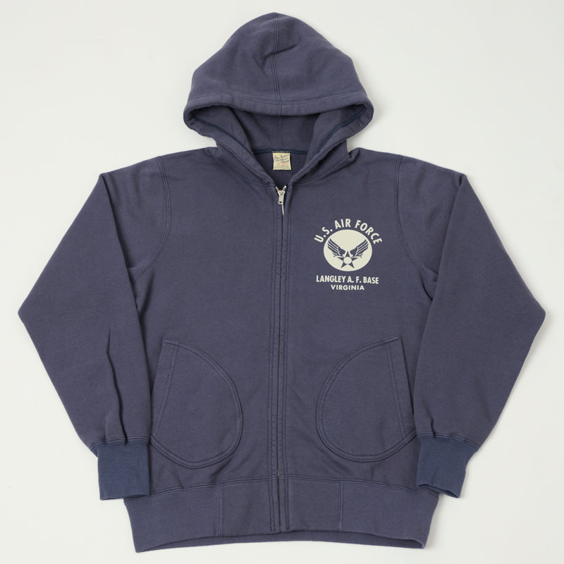 Buzz Rickson's BR65599 U.S.A.F Full Zip Sweat Parka - Navy