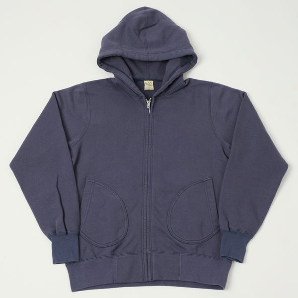 Buzz Rickson's Full Zip Sweat Parka - Navy