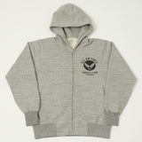 Buzz Rickson's BR65599 U.S.A.F Full Zip Sweat Parka - Heather Grey