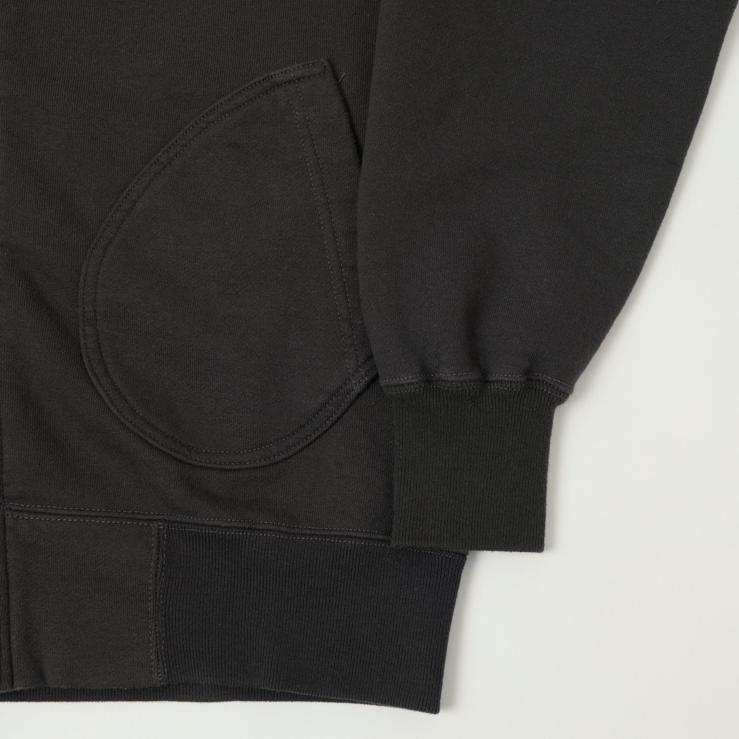 Buzz Rickson's U.S.A.F Full Zip Sweat Parka - Black