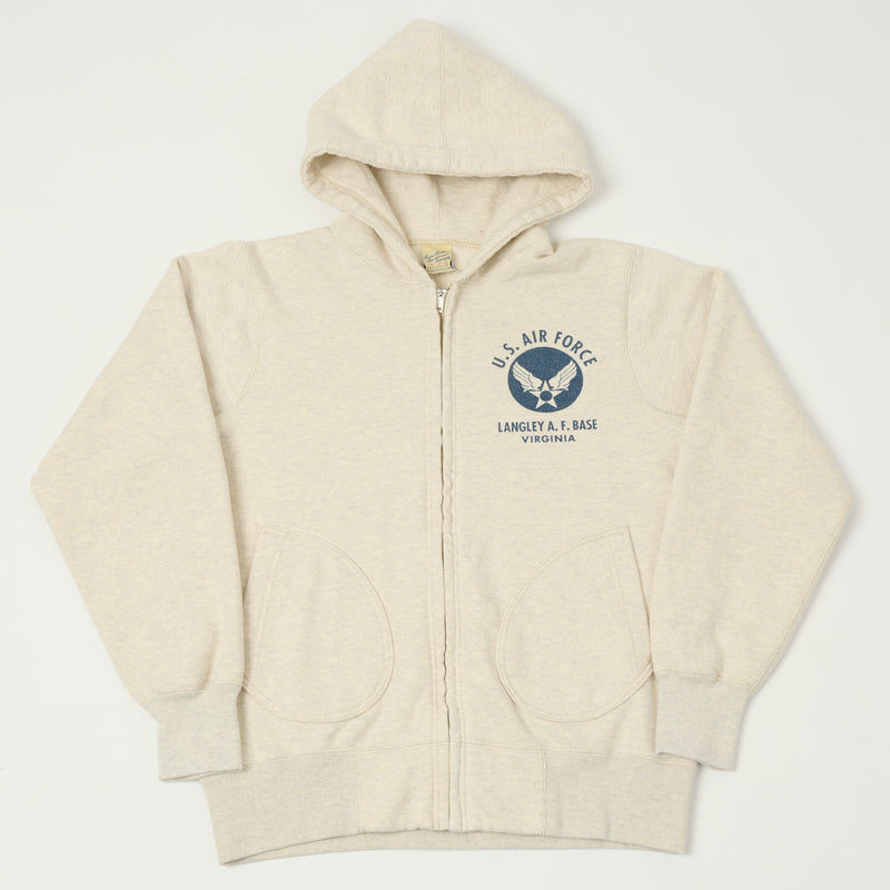 Buzz Rickson's BR65599 U.S.A.F Full Zip Sweat Parka - Oatmeal