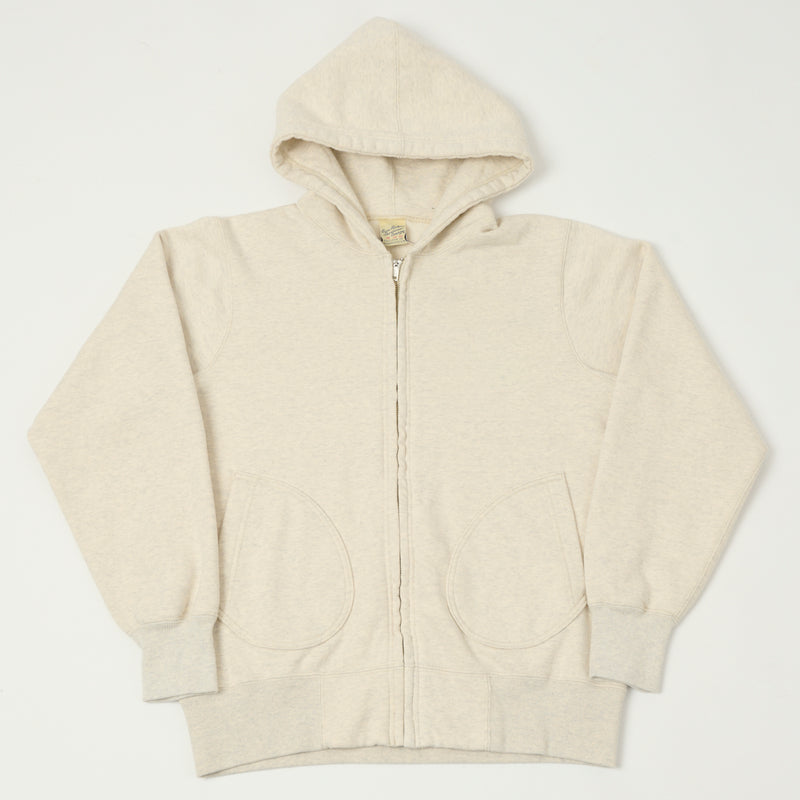 Buzz Rickson's Full Zip Sweat Parka - Oatmeal